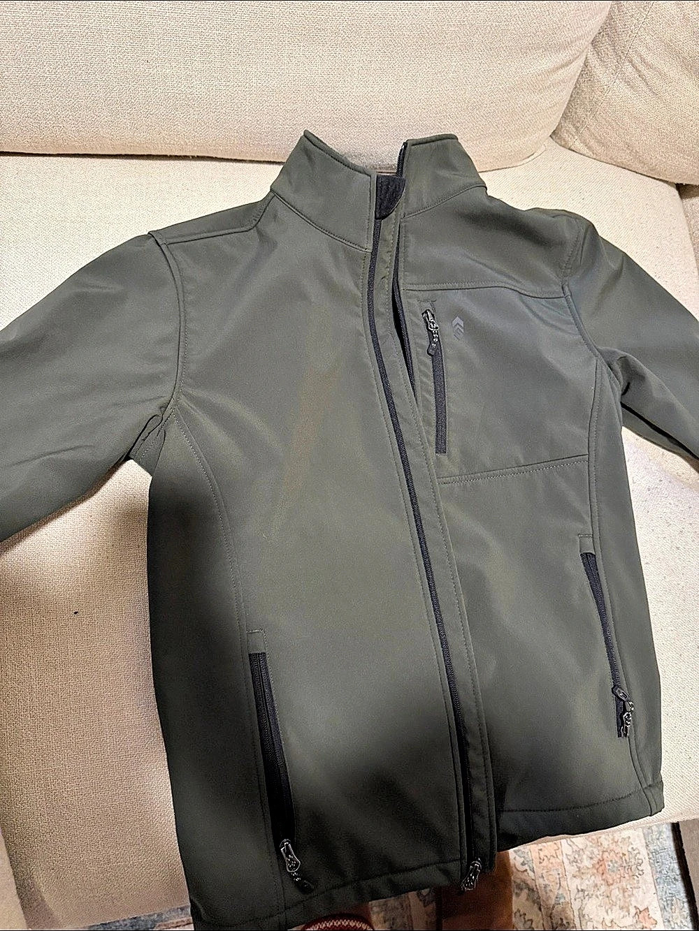 Free Country Men'Small Super Softshell Jacket Green Size Small